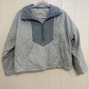 Denim and Quilted Jacket